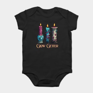 Glow Getter Strange Candles design Baby Bodysuit